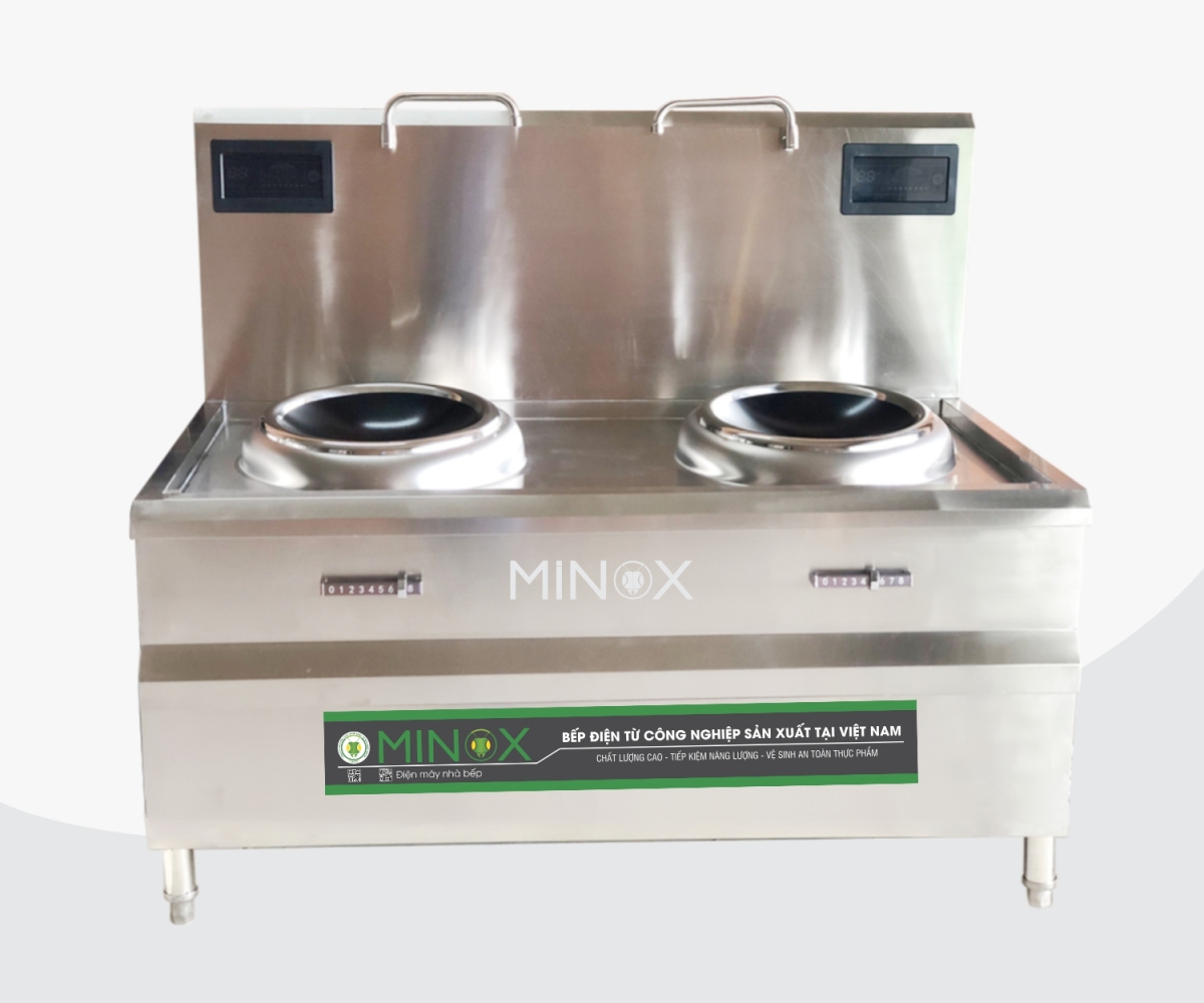 Bếp từ 15kw xào đôi công nghiệp