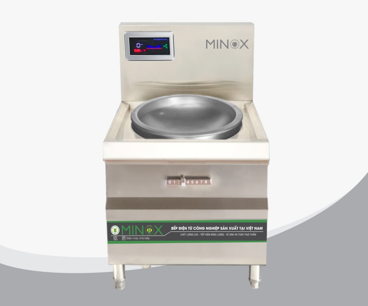 Bếp điện từ 15kw xào trực tiếp Minox