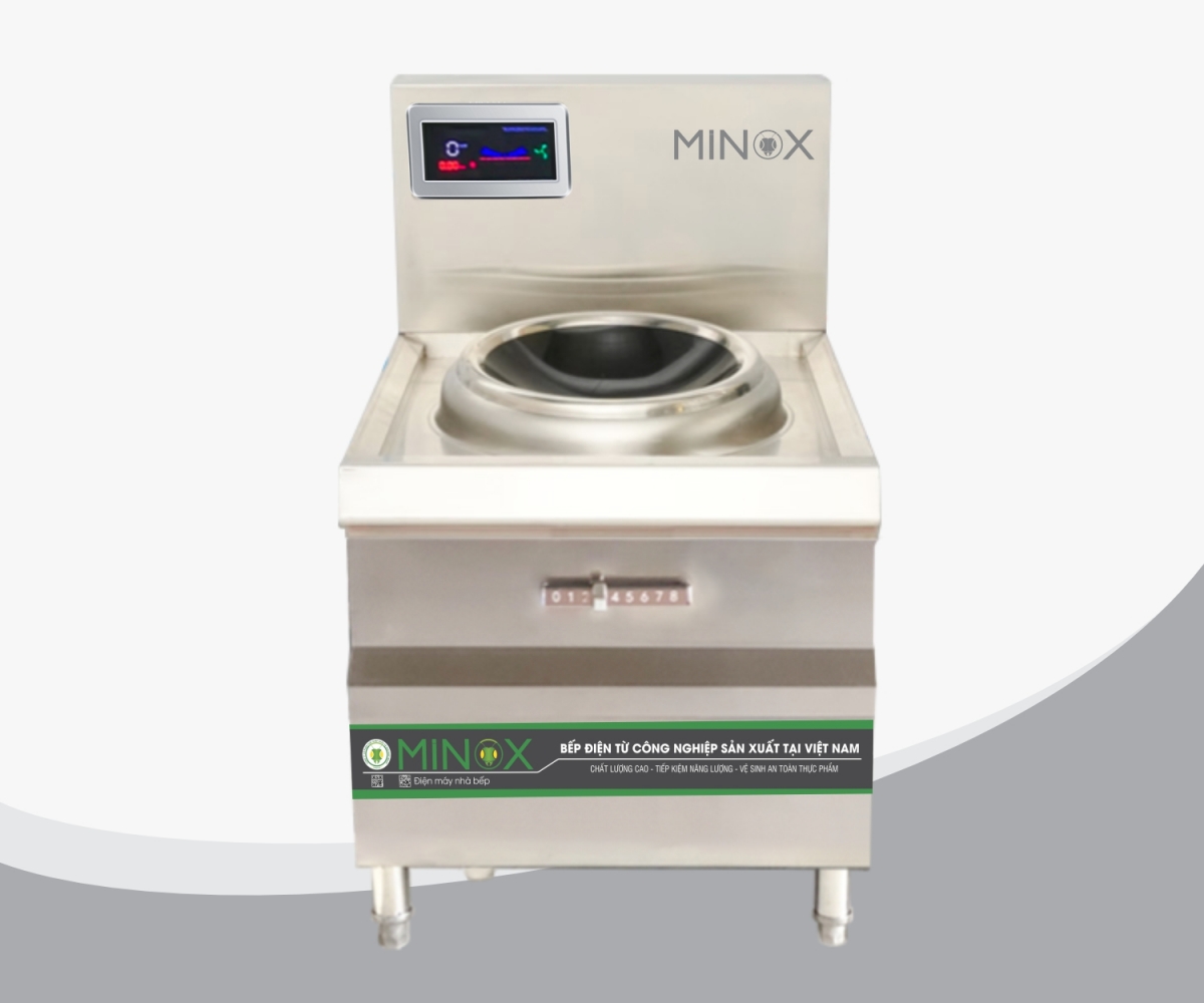 Bếp từ 8kw xào công nghiệp Minox