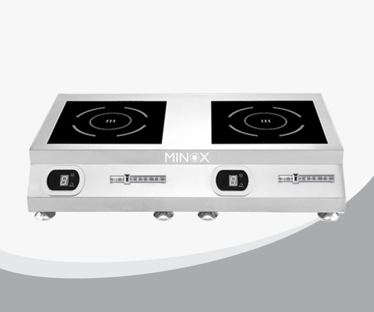 Bếp từ đôi 5kw công nghiệp