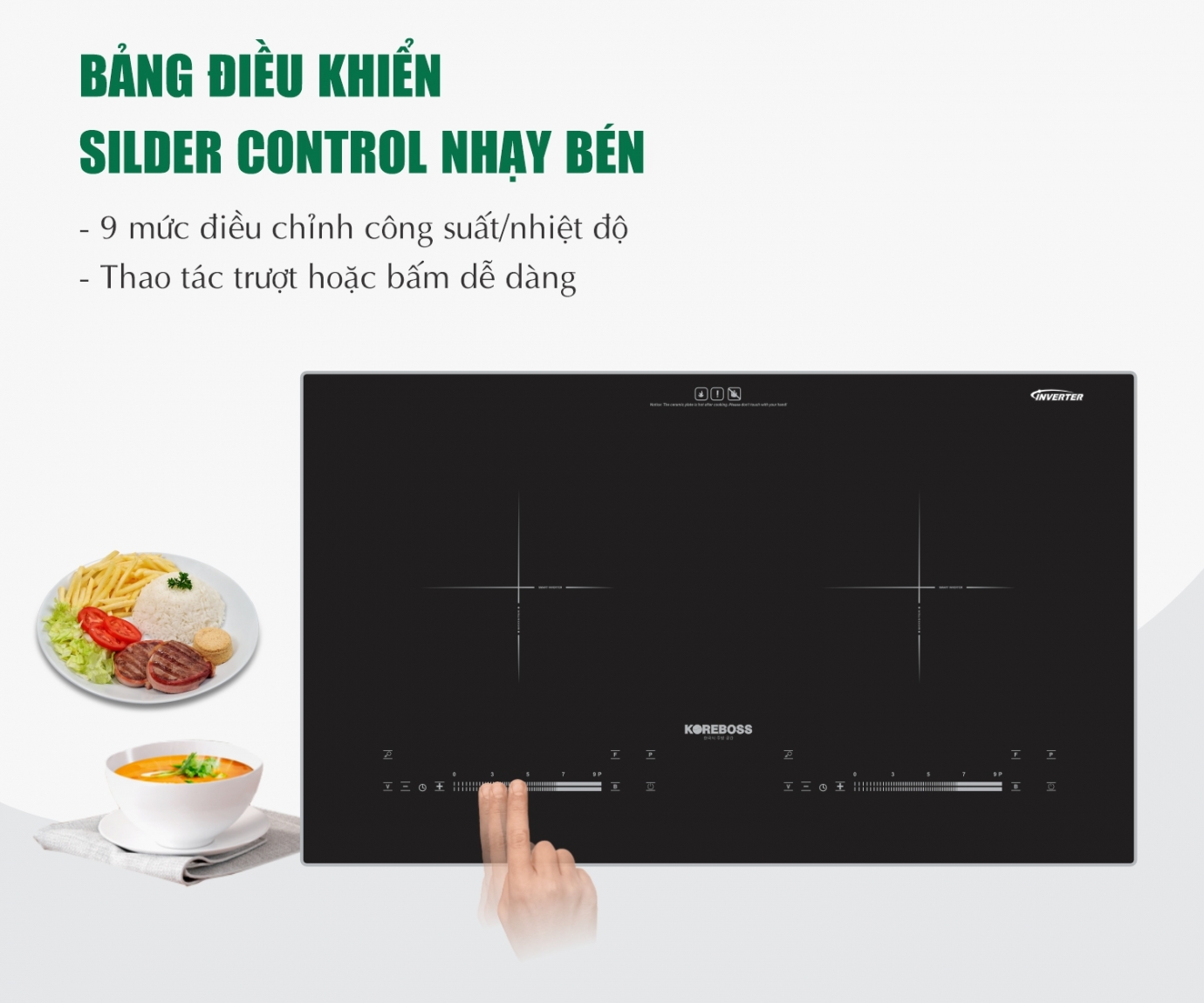 Bếp từ đôi Koreboss KR-B68