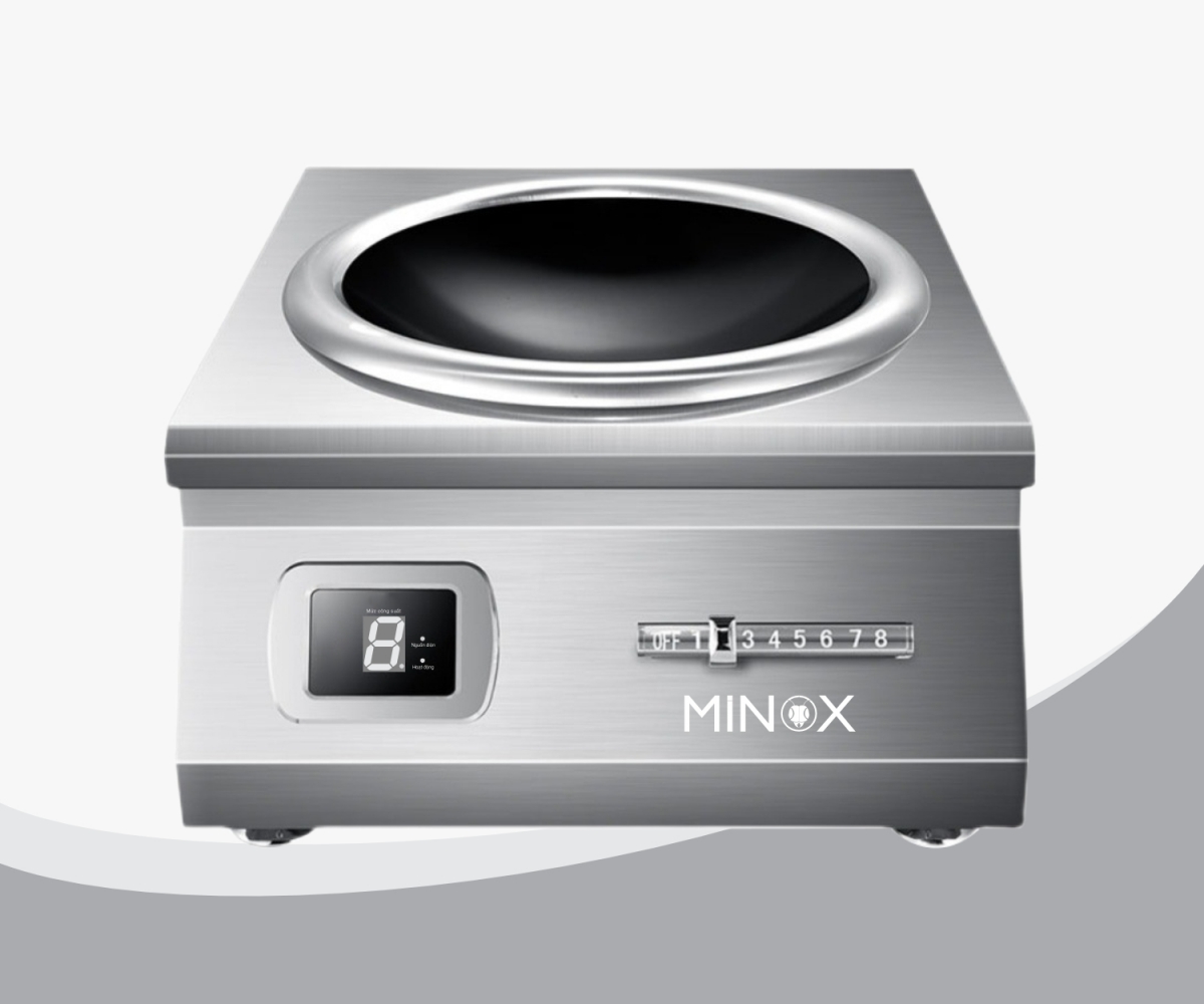 Bếp từ 5kw xào công nghiệp Minox