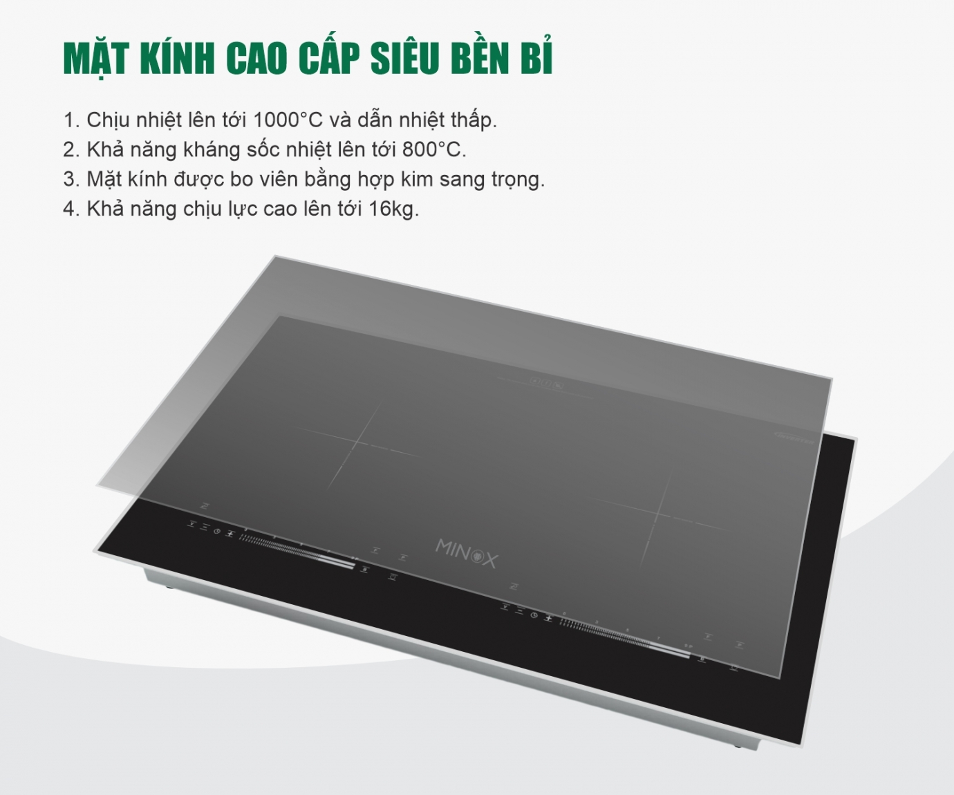 Bếp từ đôi Minox MI-BT19