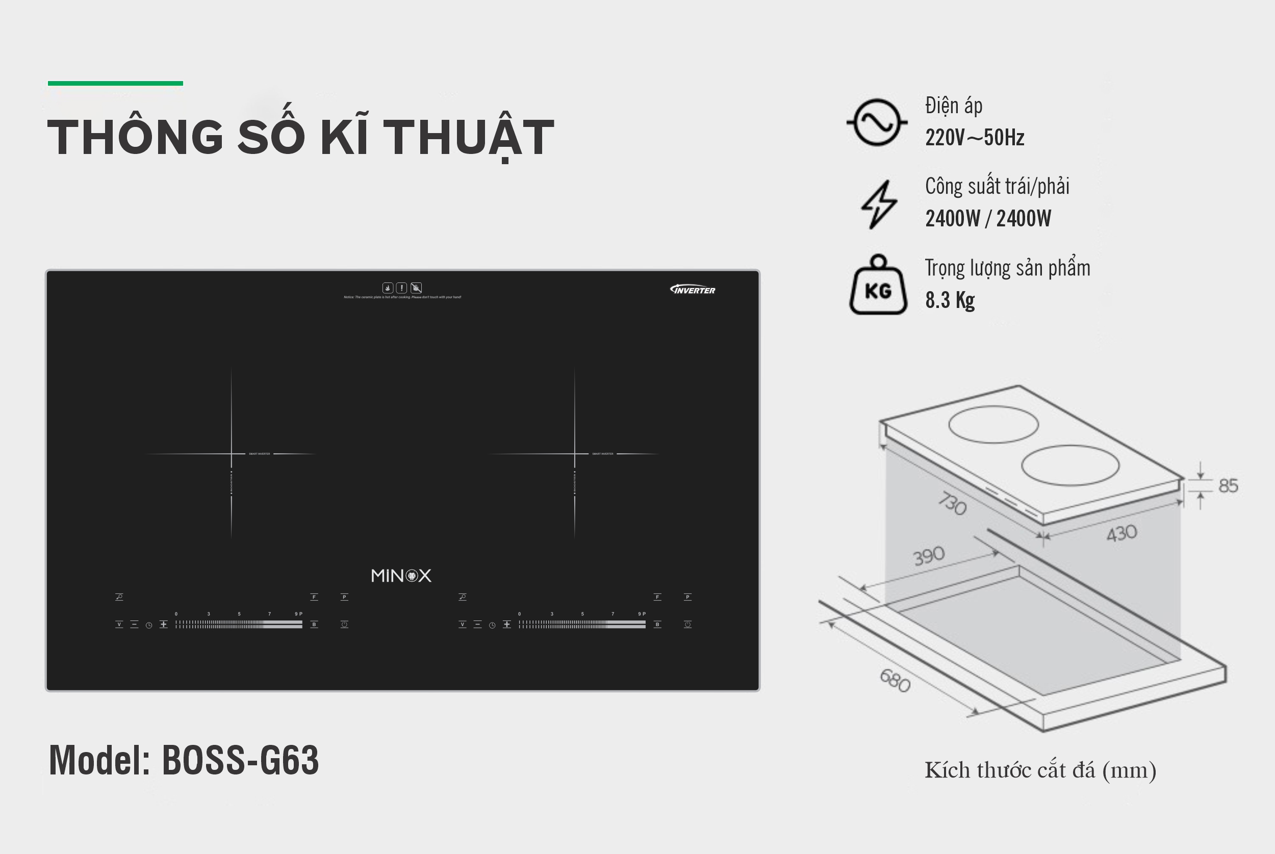 bếp từ đôi